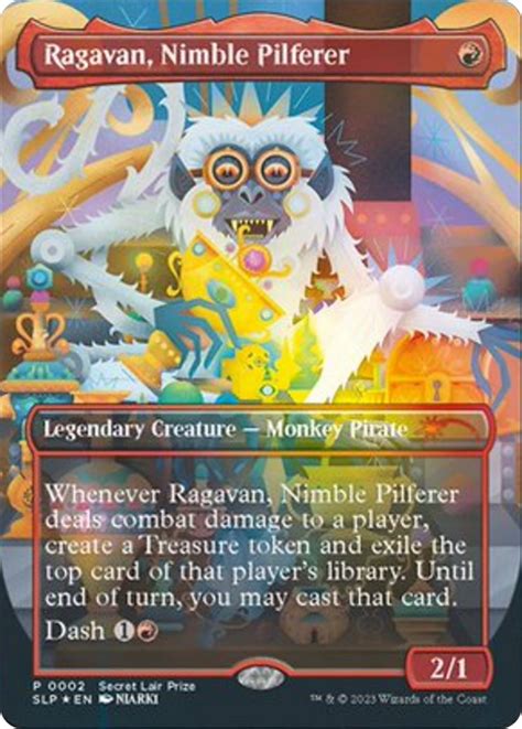 Until end of turn, you may cast that card. . Ragavan secret lair